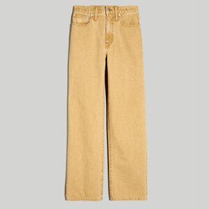 Madewell Perfect Vintage Wide-Leg Jean in Light Chestnut Wash Sz 27